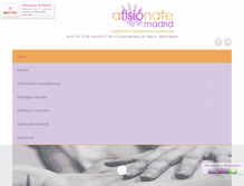 Tablet Screenshot of afisionatemadrid.com